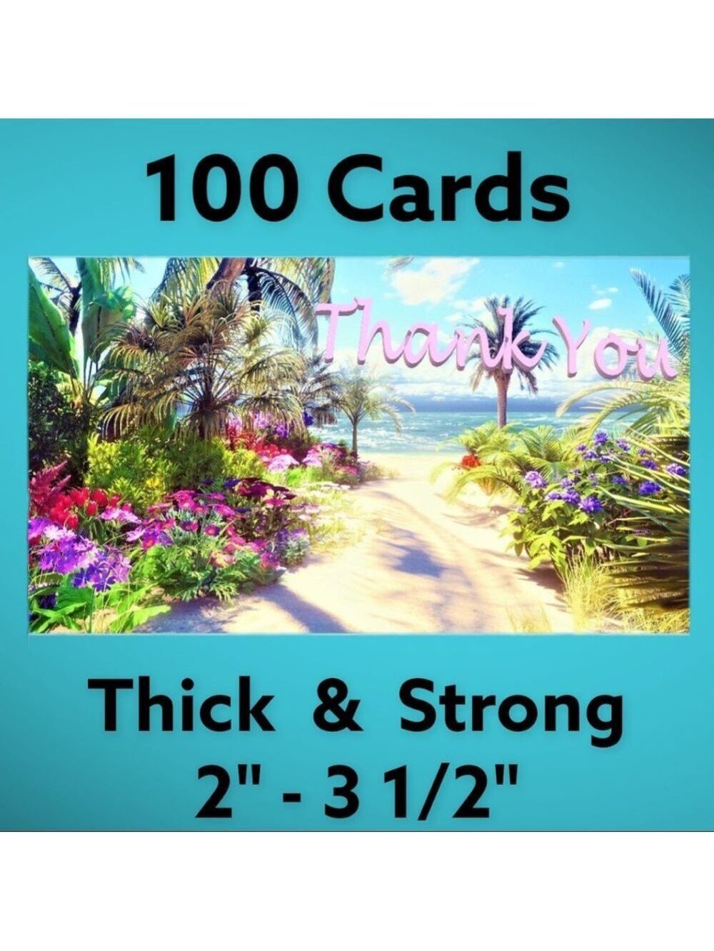 100 2" - 3 1/2"  Cards Road to the Beach PRICE IS FIRM